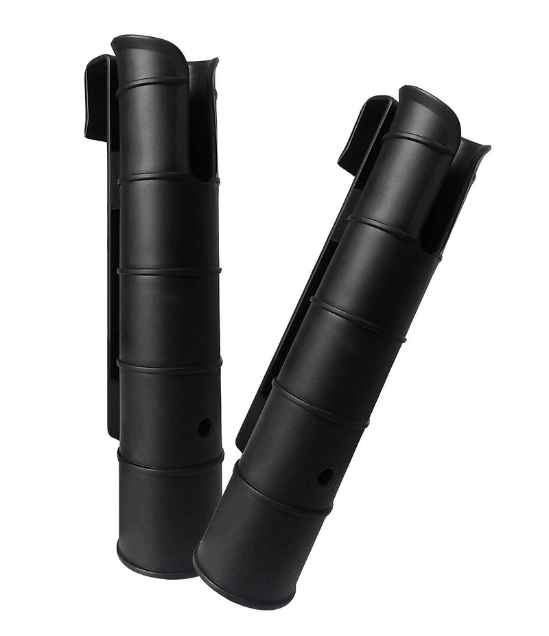 Swess Cooler Fishing Rod Holder Attachment for Coolers with Tie-Down Slot for Attach to Your Cooler to Hold Your Fishing Rod Black (2 Pack) - Image 1
